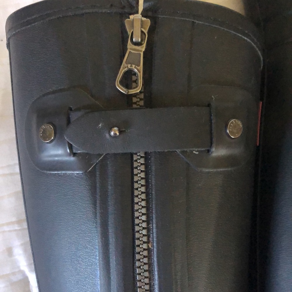 Hunter X Rag & Bone black rubber rain boots - Picture 5 of 8